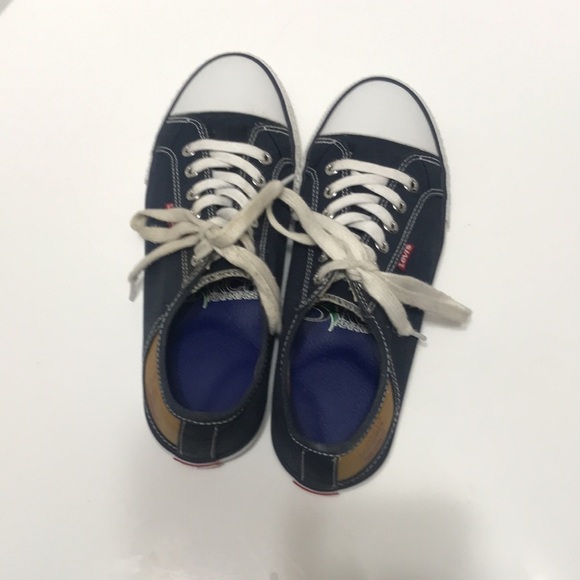 Levi’s Capellada de Lona Canvas Sneakers Size 7.5 - Picture 9 of 11